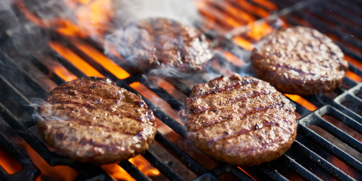 Hamburgers on BBQ