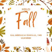 Fall is here!